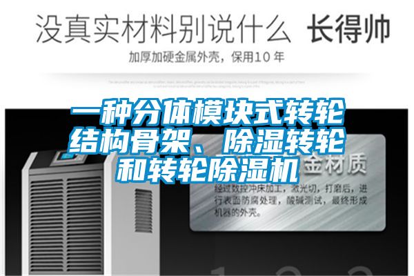 欧美黄色性爱视频网站 一种分体模块式转轮结构骨架、除湿转轮和转轮除湿机