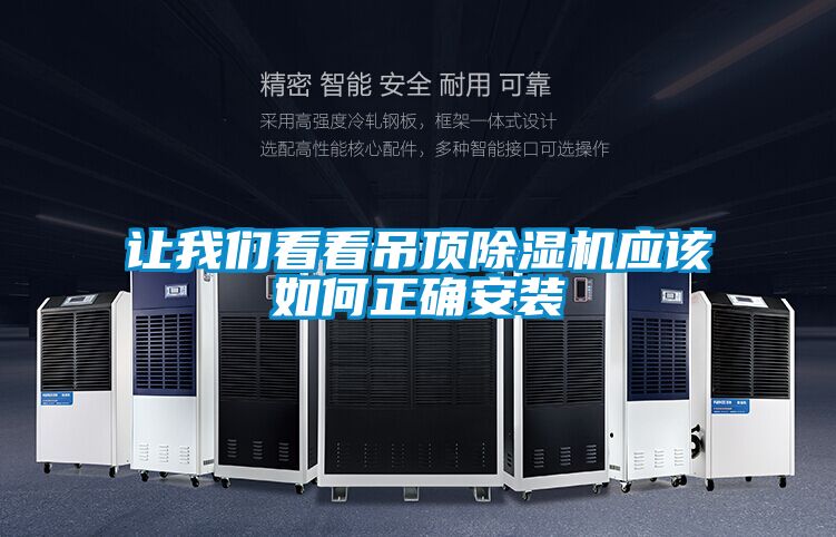 欧美成色手机在线观看 让我们看看吊顶除湿机应该如何正确安装
