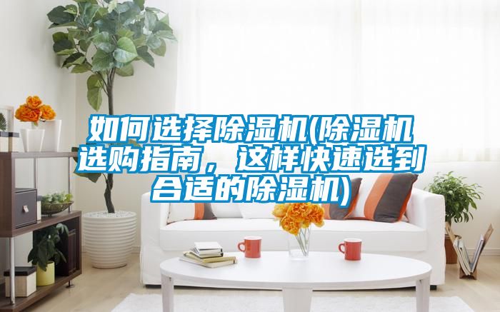 欧美成色手机在线观看 如何选择除湿机(除湿机选购指南，这样快速选到合适的除湿机)