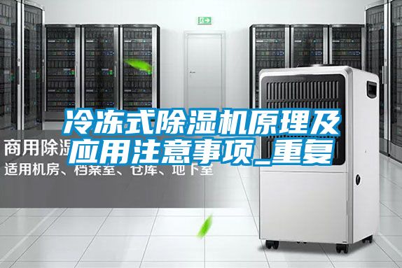欧美黄色电影在线播放 冷冻式除湿机原理及应用注意事项_重复
