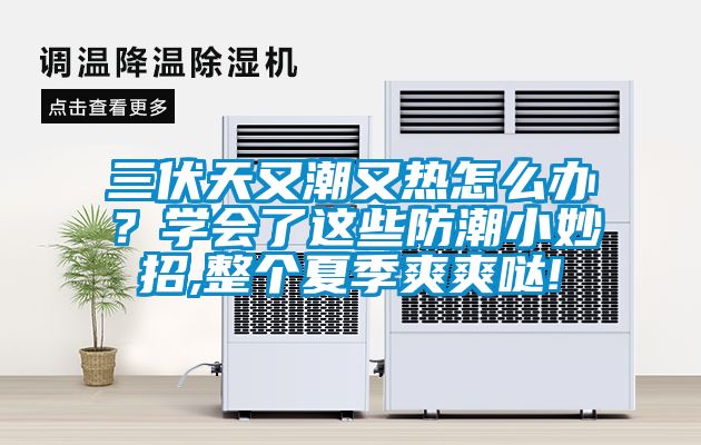 欧美黄色电影在线播放 三伏天又潮又热怎么办？学会了这些防潮小妙招,整个夏季爽爽哒!