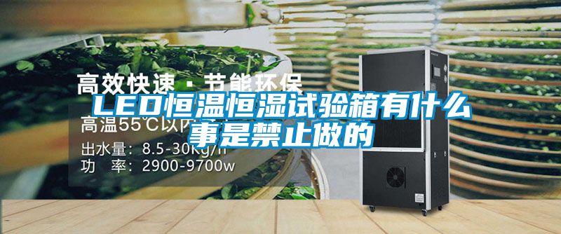 欧美黄色性爱视频网站 LED恒温恒湿试验箱有什么事是禁止做的