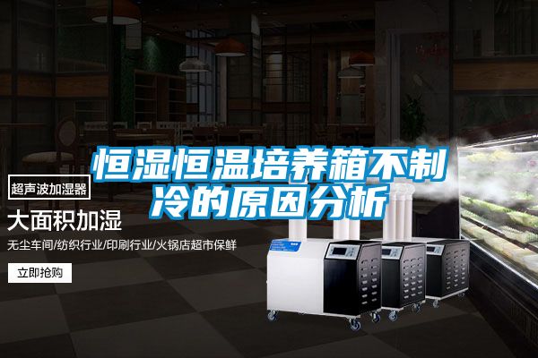 欧美黄色性爱视频网站 恒湿恒温培养箱不制冷的原因分析