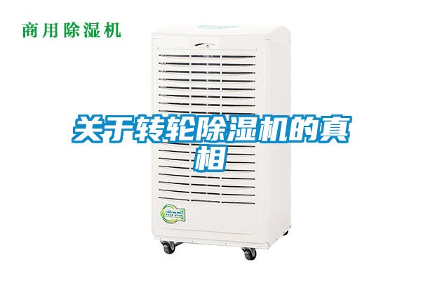 欧美成色手机在线观看 关于转轮除湿机的真相