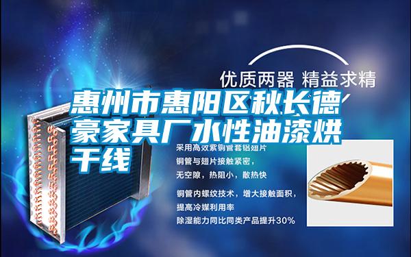 欧美黄色性爱视频网站 惠州市惠阳区秋长德豪家具厂水性油漆烘干线