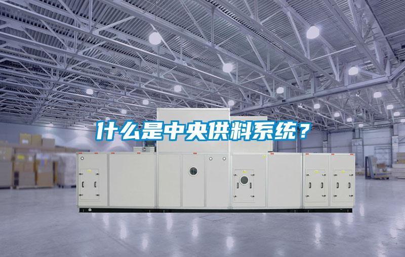 欧美黄色性爱视频网站 什么是中央供料系统？