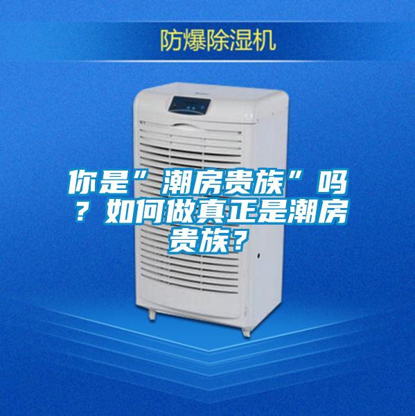 欧美黄色电影在线播放 你是”潮房贵族”吗？如何做真正是潮房贵族？