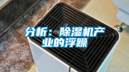 欧美成色手机在线观看 分析：除湿机产业的浮躁