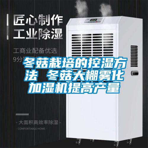 欧美成色手机在线观看 冬菇栽培的控湿方法 冬菇大棚雾化加湿机提高产量