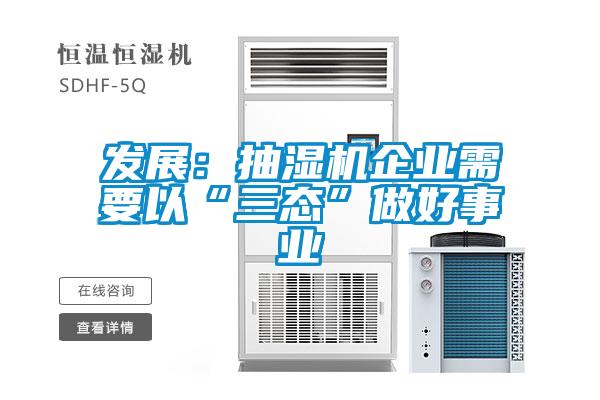欧美黄色性爱视频网站 发展：抽湿机企业需要以“三态”做好事业