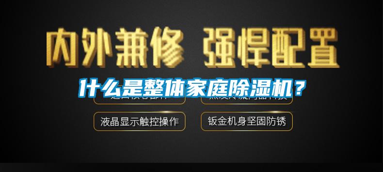 欧美黄色电影在线播放 什么是整体家庭除湿机？