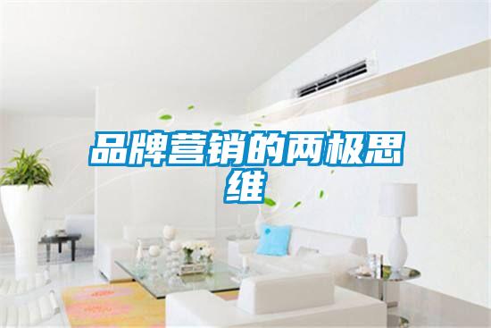 欧美黄色电影在线播放 品牌营销的两极思维