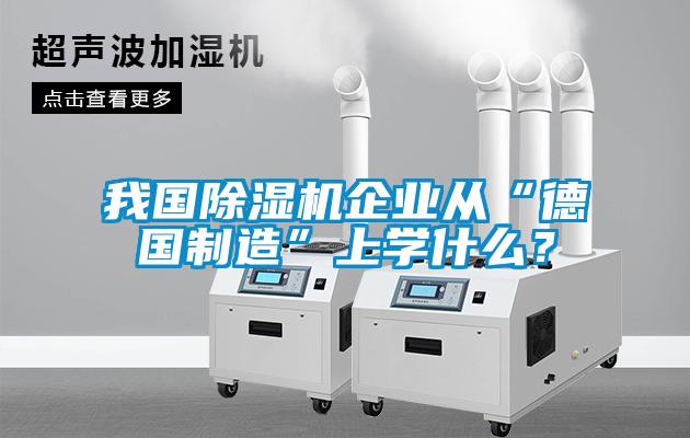 欧美成色手机在线观看 我国除湿机企业从“德国制造”上学什么？