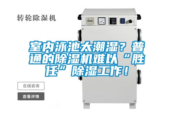 欧美成色手机在线观看 室内泳池太潮湿？普通的除湿机难以“胜任”除湿工作！