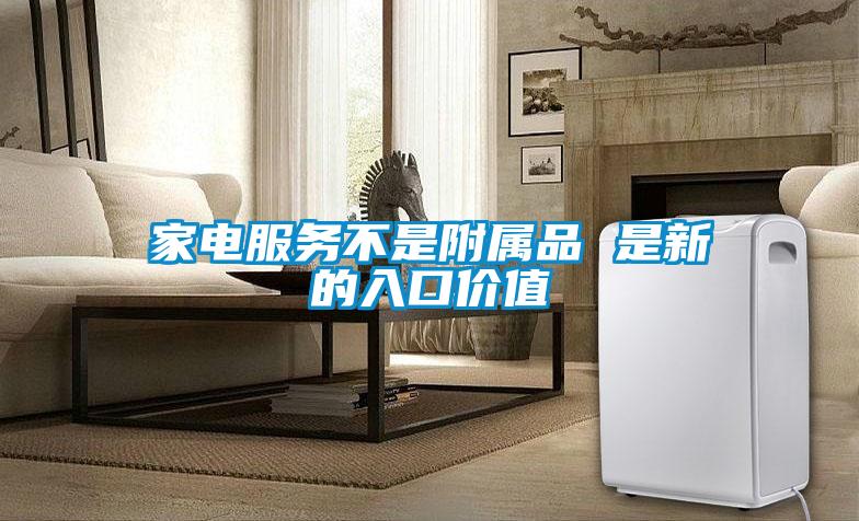 欧美黄色性爱视频网站 家电服务不是附属品 是新的入口价值