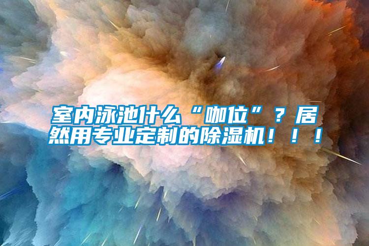 欧美成色手机在线观看 室内泳池什么“咖位”？居然用专业定制的除湿机！！！