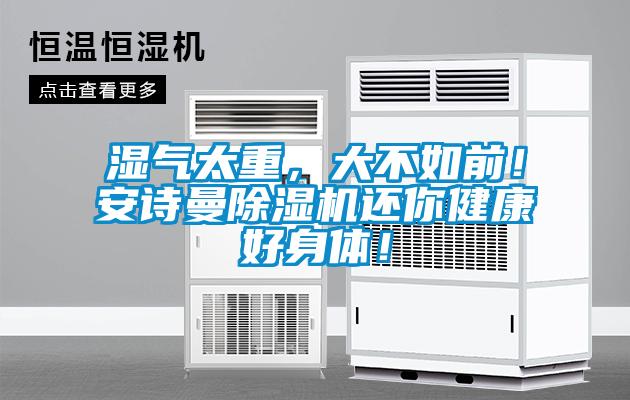 欧美黄色电影在线播放 湿气太重，大不如前！安诗曼除湿机还你健康好身体！