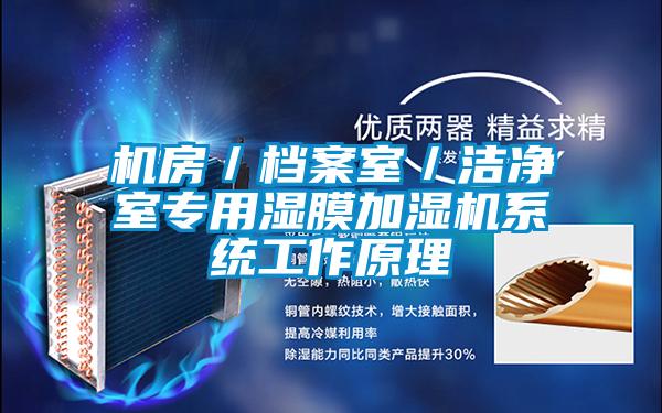 欧美成色手机在线观看 机房／档案室／洁净室专用湿膜加湿机系统工作原理