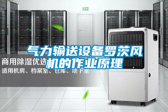 气力输送设备罗茨风机的作业原理