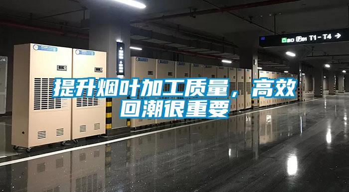 欧美黄色性爱视频网站 提升烟叶加工质量，高效回潮很重要