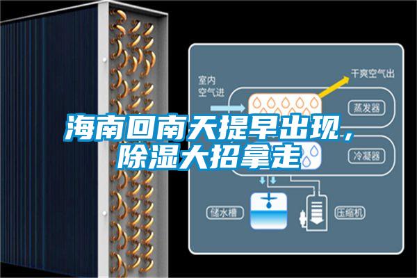 欧美成色手机在线观看 海南回南天提早出现，除湿大招拿走