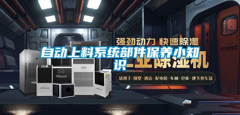 欧美黄色性爱视频网站 自动上料系统部件保养小知识