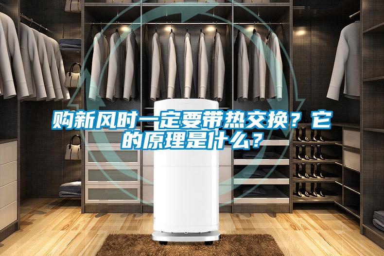 欧美黄色电影在线播放 购新风时一定要带热交换？它的原理是什么？