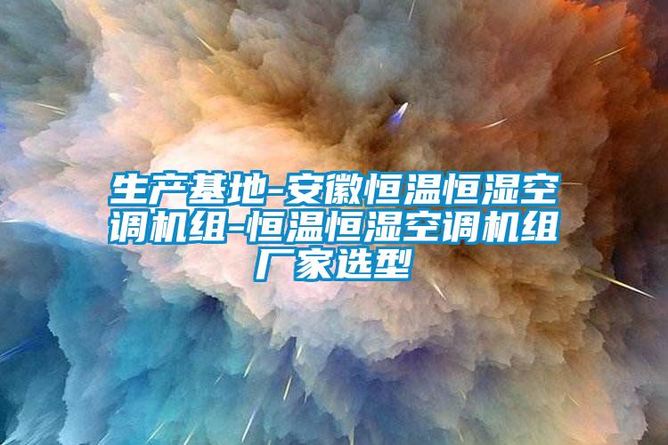 欧美黄色性爱视频网站 生产基地-安徽恒温恒湿空调机组-恒温恒湿空调机组厂家选型