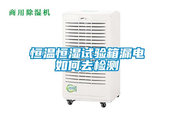 欧美成色手机在线观看 恒温恒湿试验箱漏电如何去检测