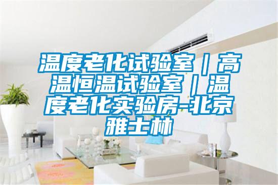 欧美成色手机在线观看 温度老化试验室｜高温恒温试验室｜温度老化实验房-北京雅士林