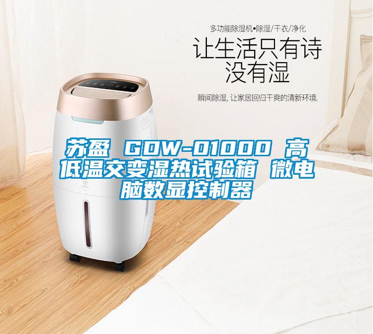 苏盈 GDW-01000 高低温交变湿热试验箱 微电脑数显控制器