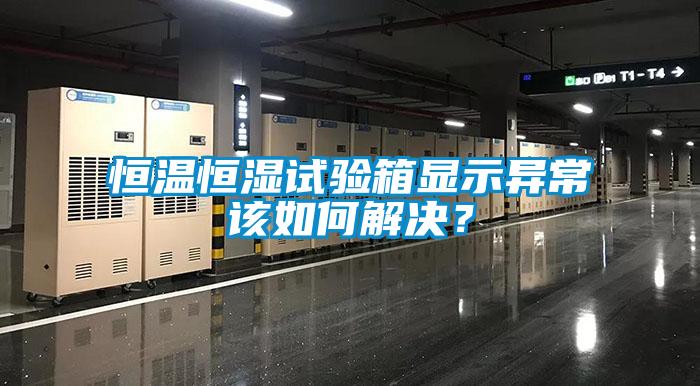 欧美黄色电影在线播放 恒温恒湿试验箱显示异常该如何解决？