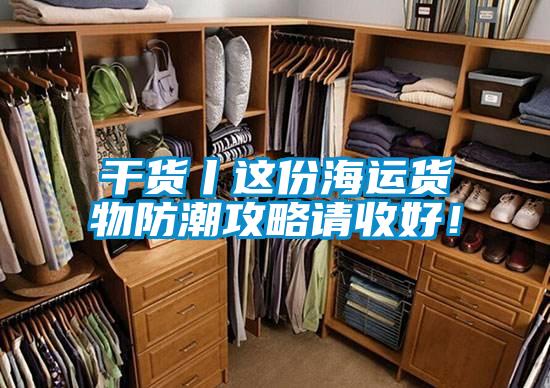 欧美黄色性爱视频网站 干货丨这份海运货物防潮攻略请收好！