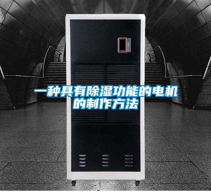 欧美黄色电影在线播放 一种具有除湿功能的电机的制作方法