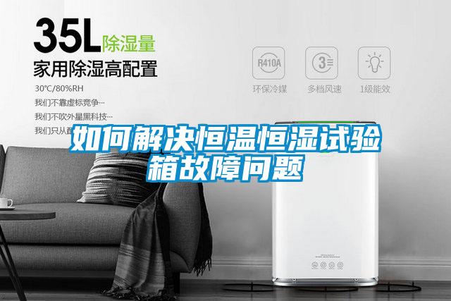 欧美黄色性爱视频网站 如何解决恒温恒湿试验箱故障问题