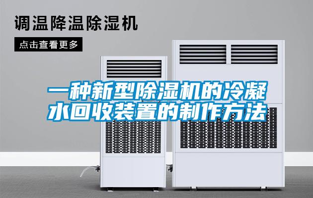 欧美黄色性爱视频网站 一种新型除湿机的冷凝水回收装置的制作方法