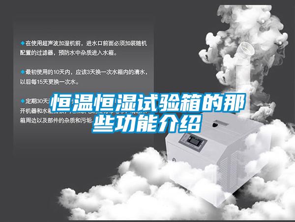 欧美成色手机在线观看 恒温恒湿试验箱的那些功能介绍