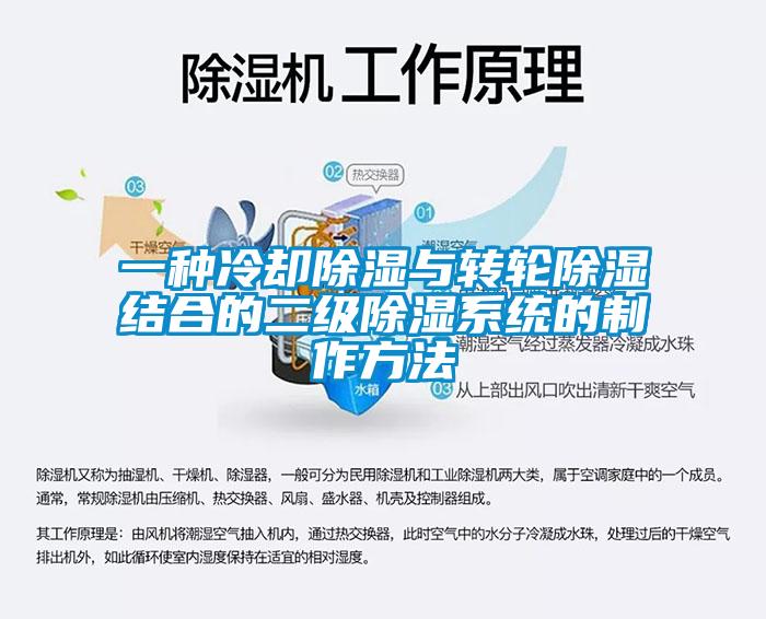 欧美成色手机在线观看 一种冷却除湿与转轮除湿结合的二级除湿系统的制作方法