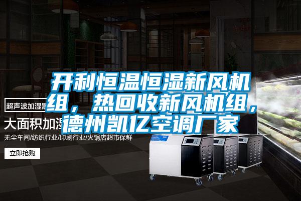 欧美成色手机在线观看 开利恒温恒湿新风机组，热回收新风机组，德州凯亿空调厂家
