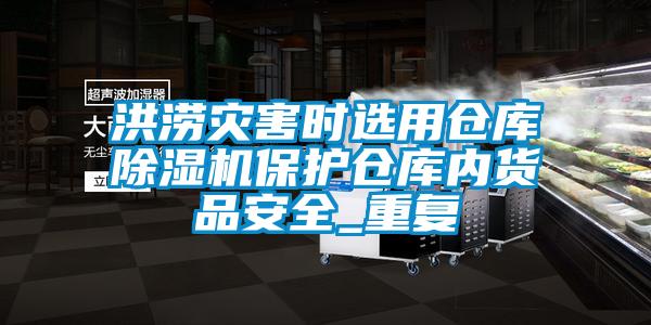 欧美黄色性爱视频网站 洪涝灾害时选用仓库除湿机保护仓库内货品安全_重复