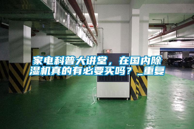 欧美黄色性爱视频网站 家电科普大讲堂，在国内除湿机真的有必要买吗？_重复
