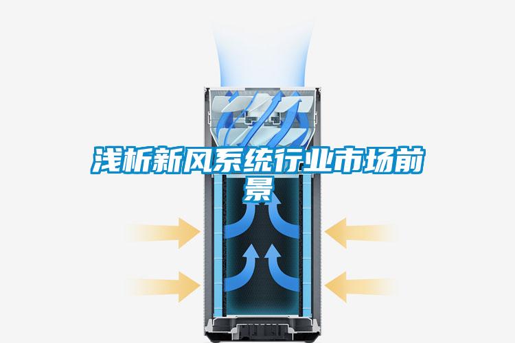 欧美黄色性爱视频网站 浅析新风系统行业市场前景