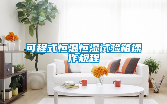 欧美黄色电影在线播放 可程式恒温恒湿试验箱操作规程