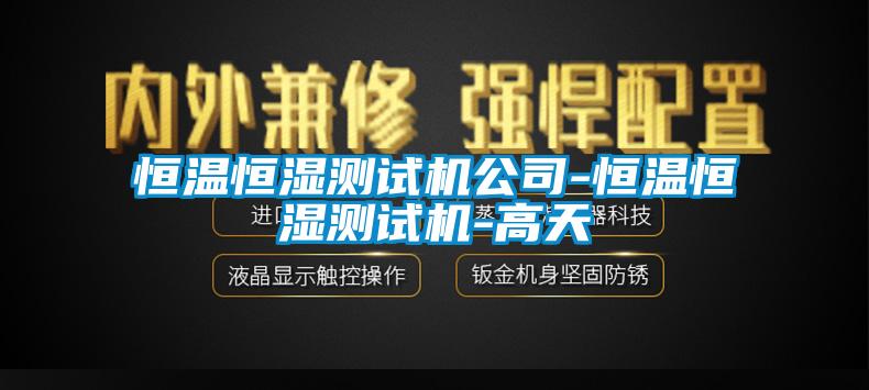 欧美黄色性爱视频网站 恒温恒湿测试机公司-恒温恒湿测试机-高天