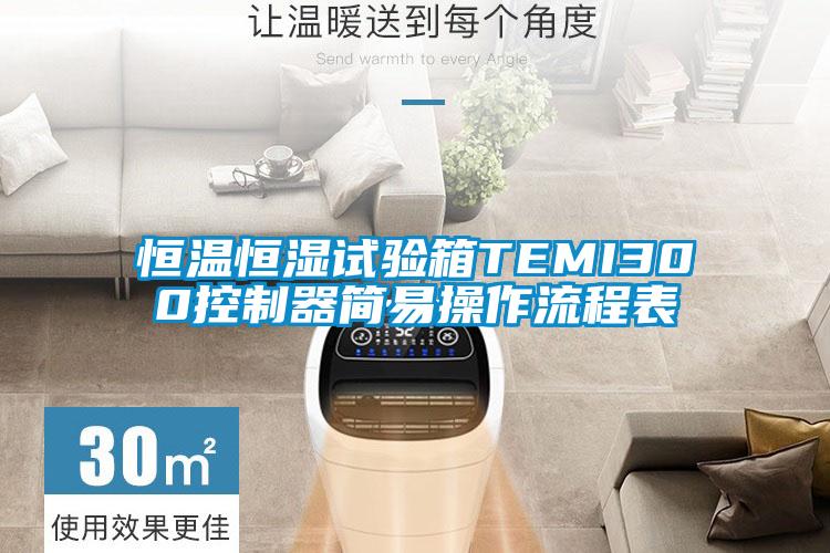 欧美黄色性爱视频网站 恒温恒湿试验箱TEMI300控制器简易操作流程表