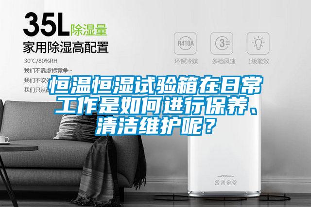 欧美黄色电影在线播放 恒温恒湿试验箱在日常工作是如何进行保养、清洁维护呢？