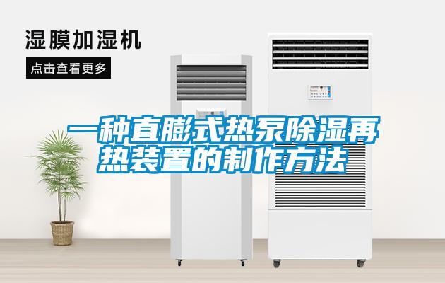 欧美黄色性爱视频网站 一种直膨式热泵除湿再热装置的制作方法