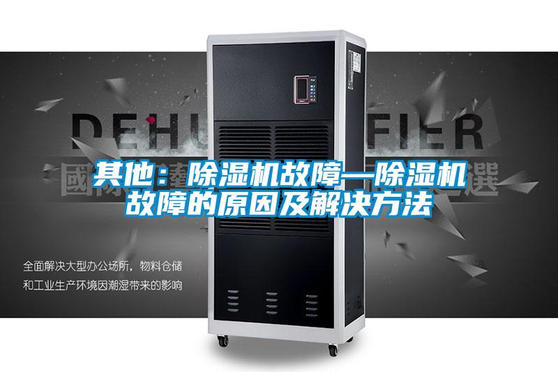 欧美黄色性爱视频网站 其他：除湿机故障—除湿机故障的原因及解决方法