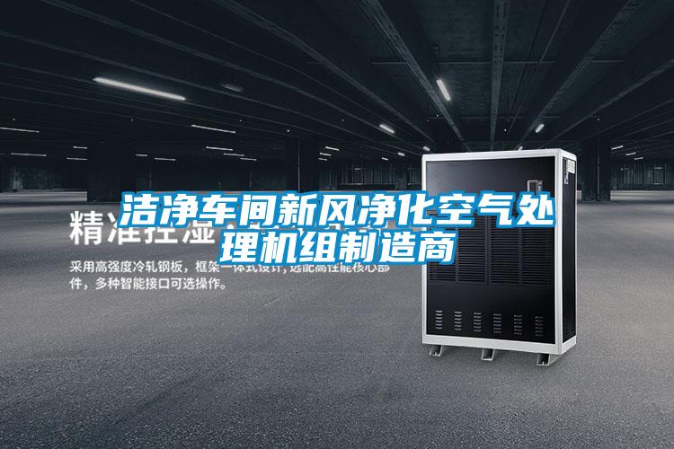 欧美成色手机在线观看 洁净车间新风净化空气处理机组制造商