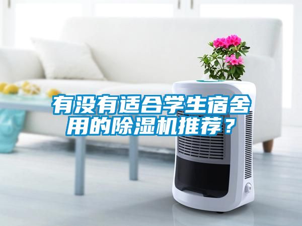 有没有适合学生宿舍用的除湿机推荐？